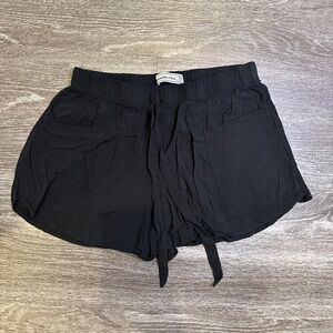 Black Cloth Abercrombie Shorts